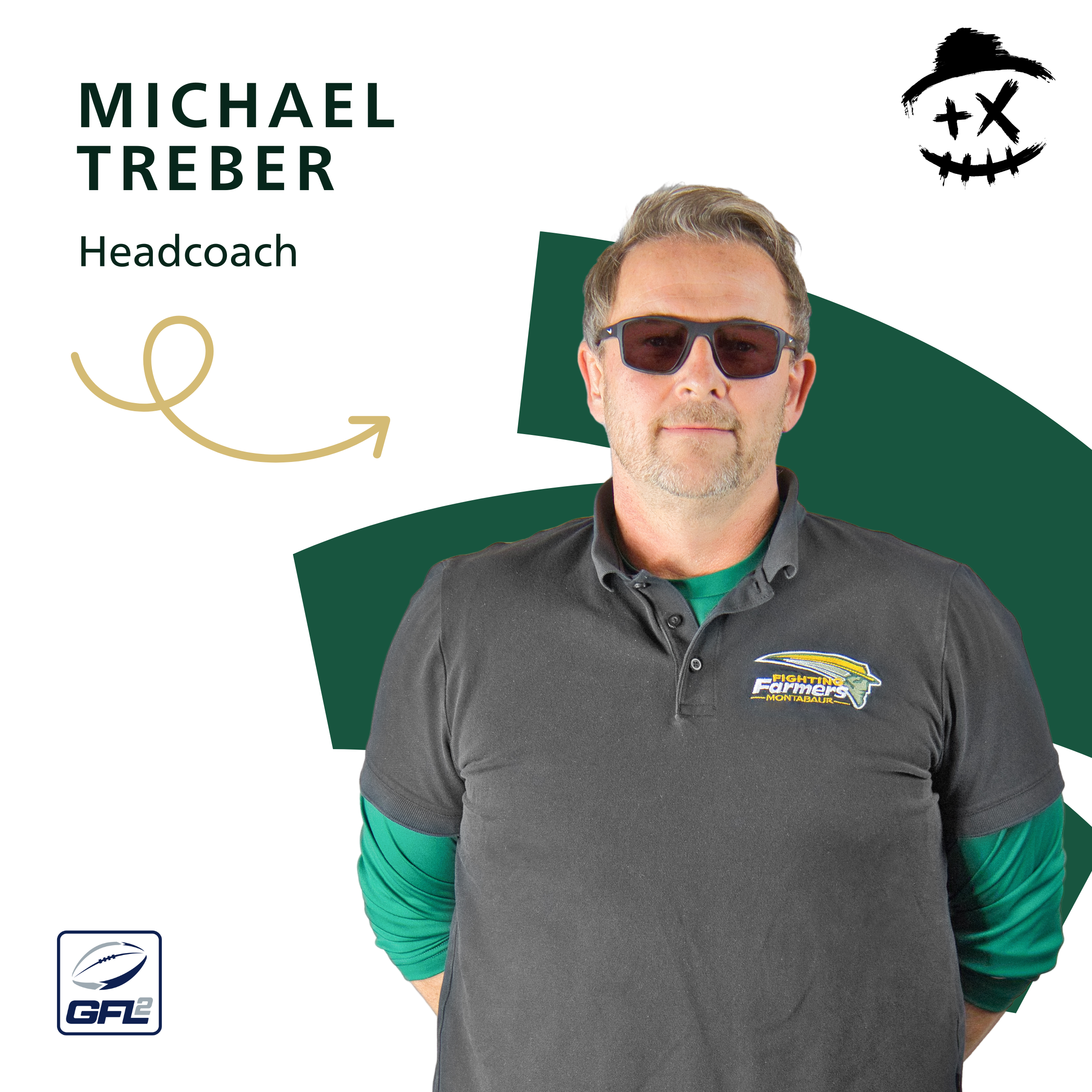 Michael Treber (Headcoach Fighting Farmers Montabaur, Seniors)