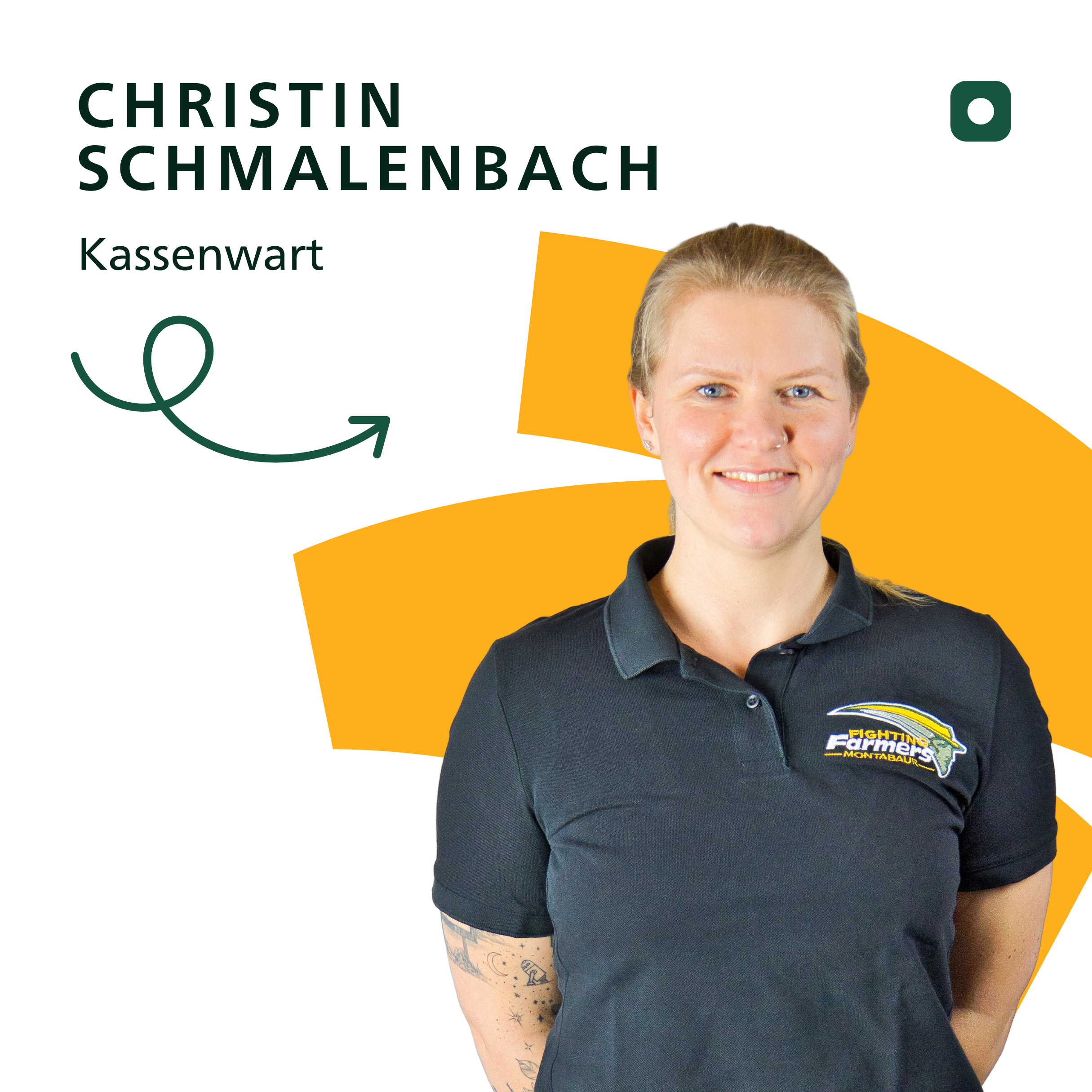 Christin Schmalenbach (Kassenwart Fighting Farmers Montabaur)