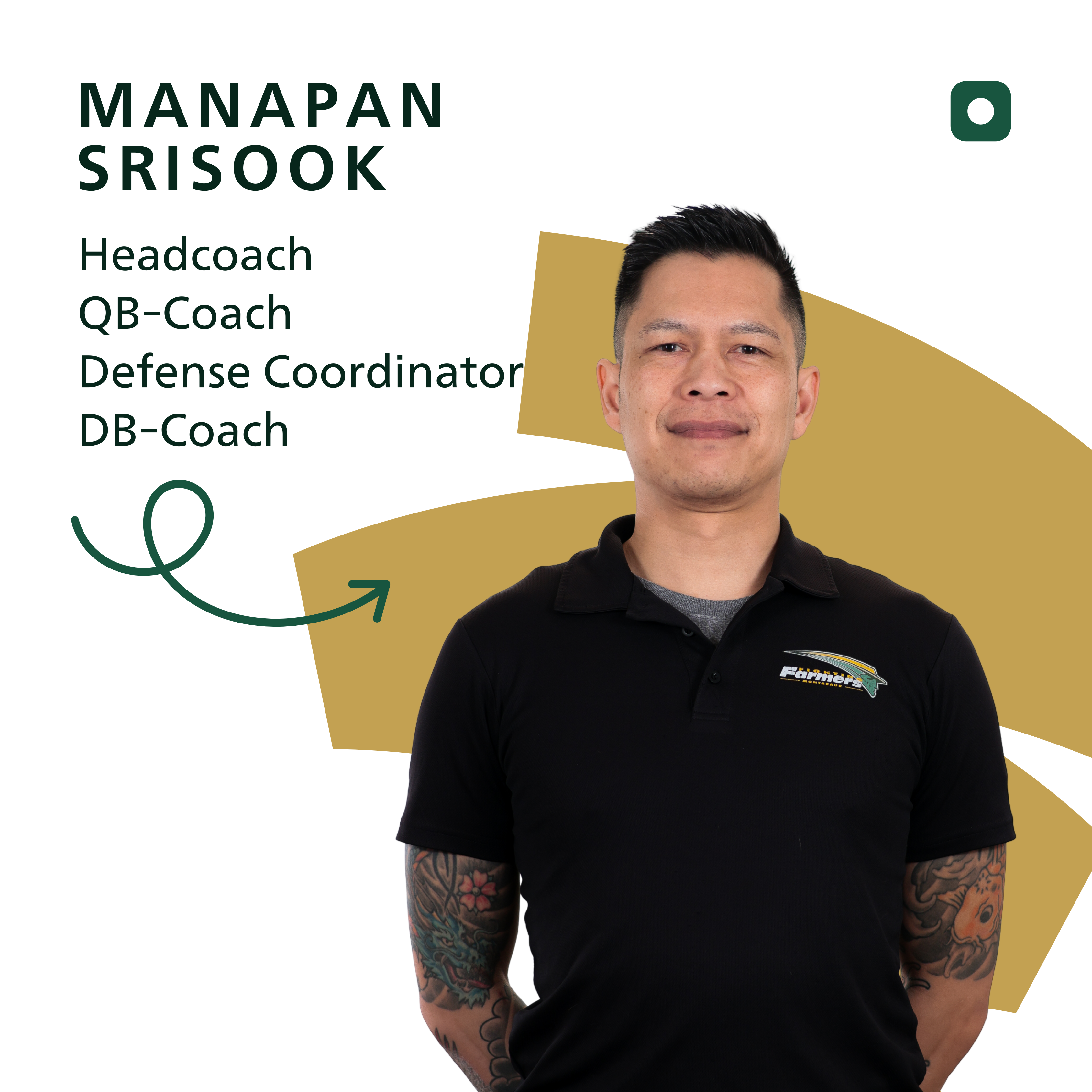 Manapan Srisook (Head Coach/QB-Coach/Defense Coordinator Fighting Farmers Montabaur, U16/U19)