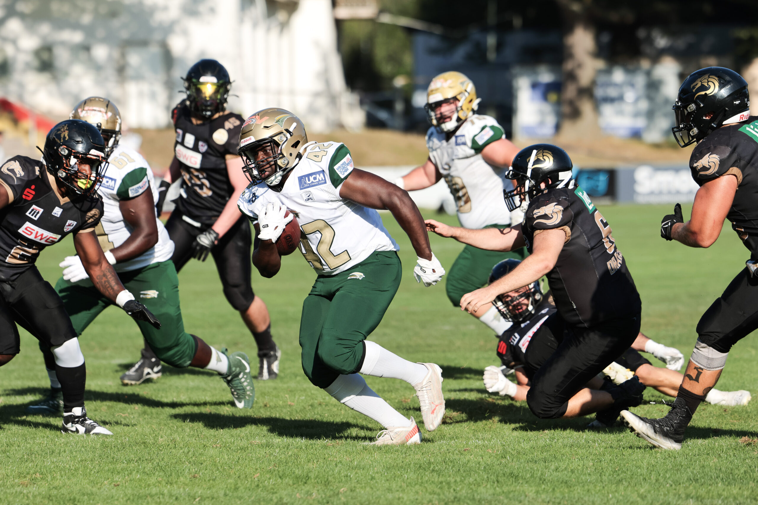 Thriller bis in die letzten Sekunden – Farmers gewinnen in Gießen mit 23:21!