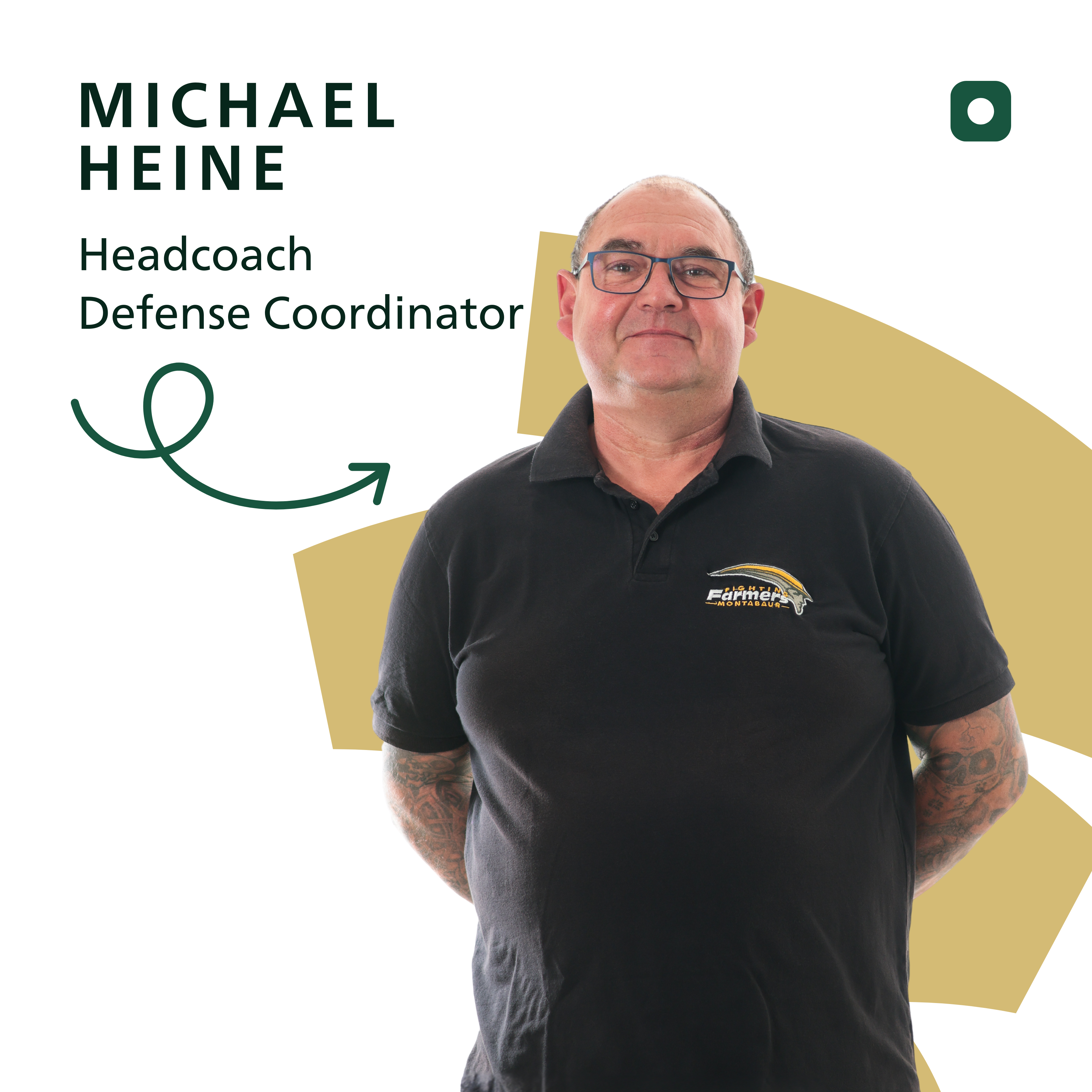 Michael Heine (Head Coach/Defense Coordinator Fighting Farmers Montabaur, U13)