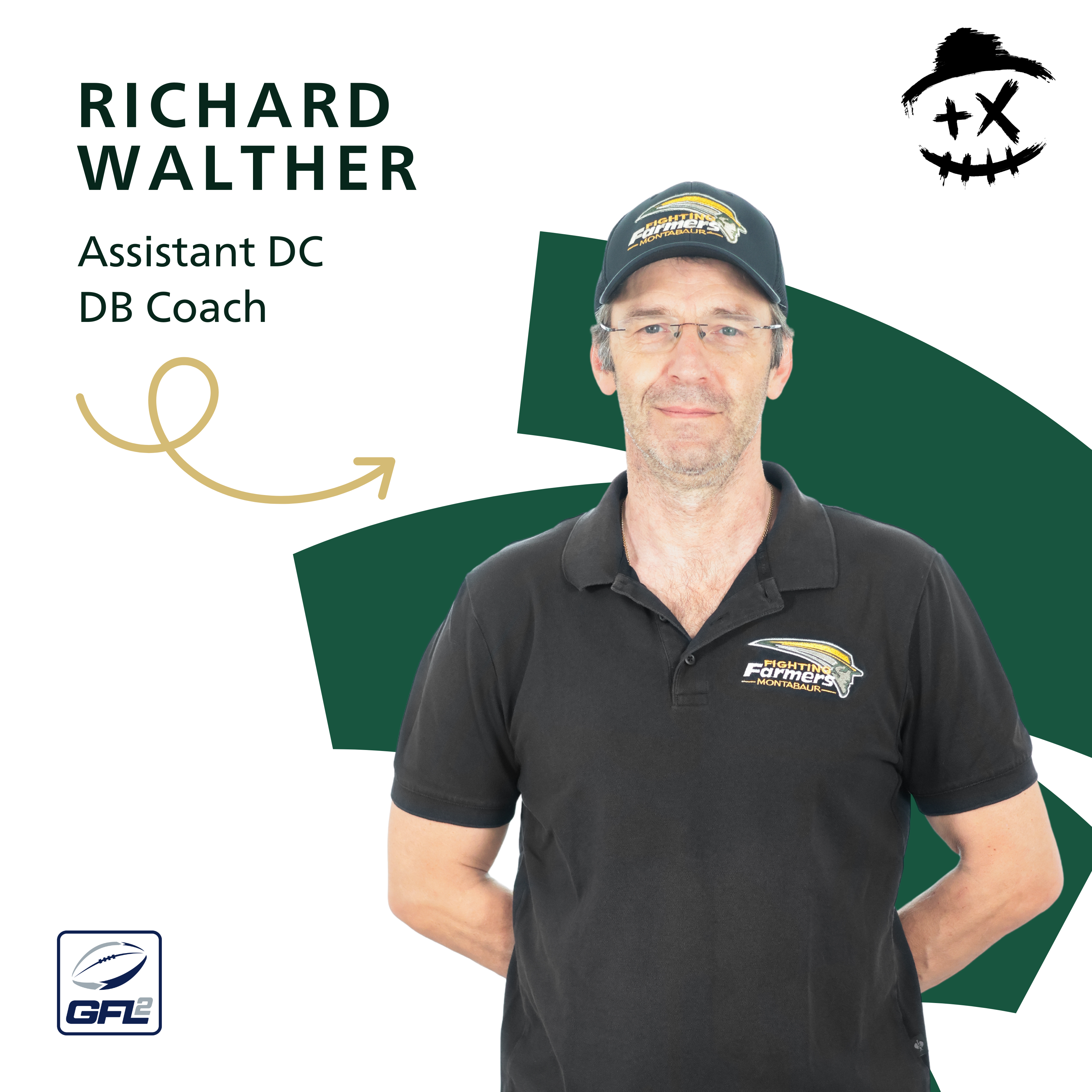 Richard Walther (Assistant Defense Coordinator & DB Coach Fighting Farmers Montabaur, Seniors)