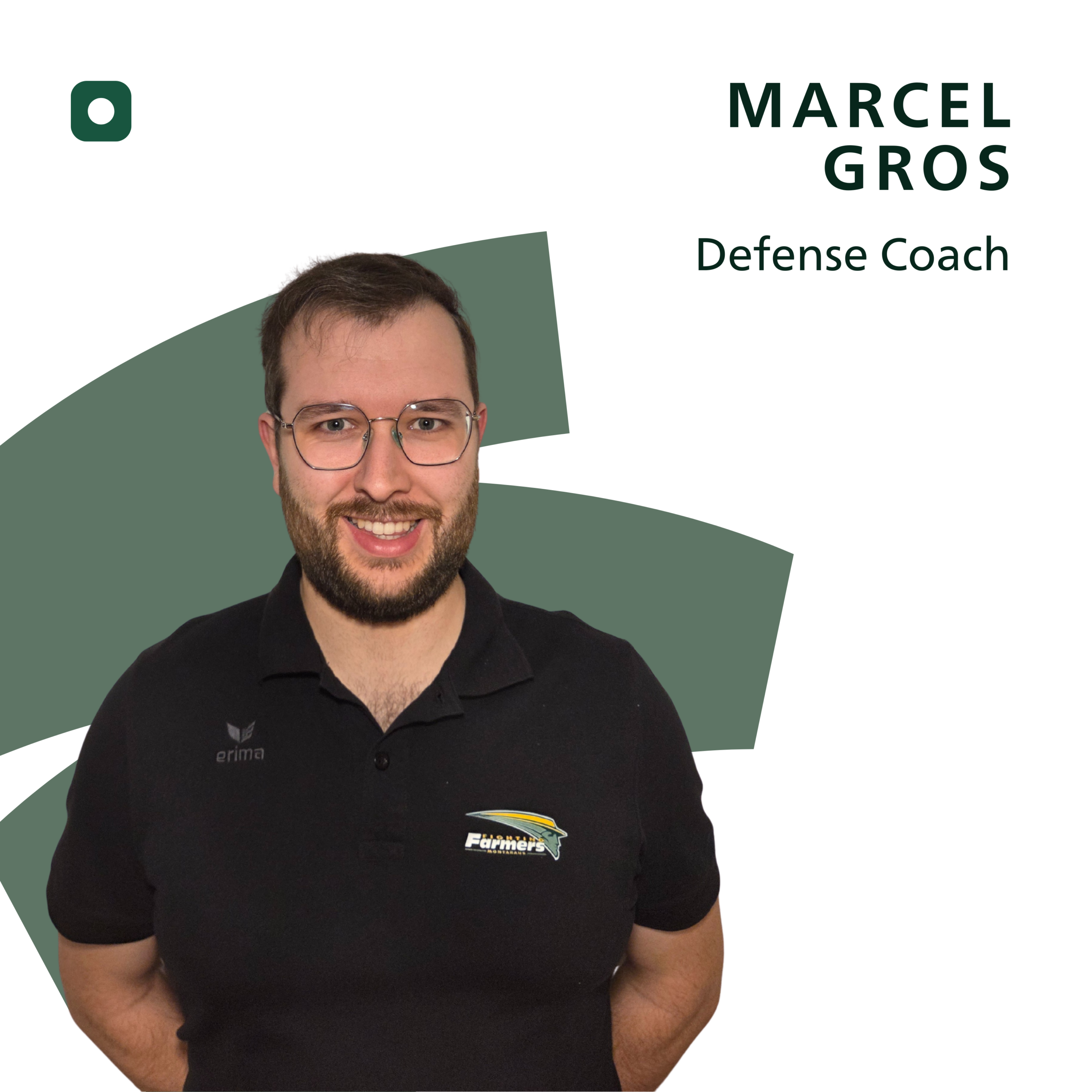 Marcel Gros (Defense Coach Fighting Farmers Montabaur, Flag)