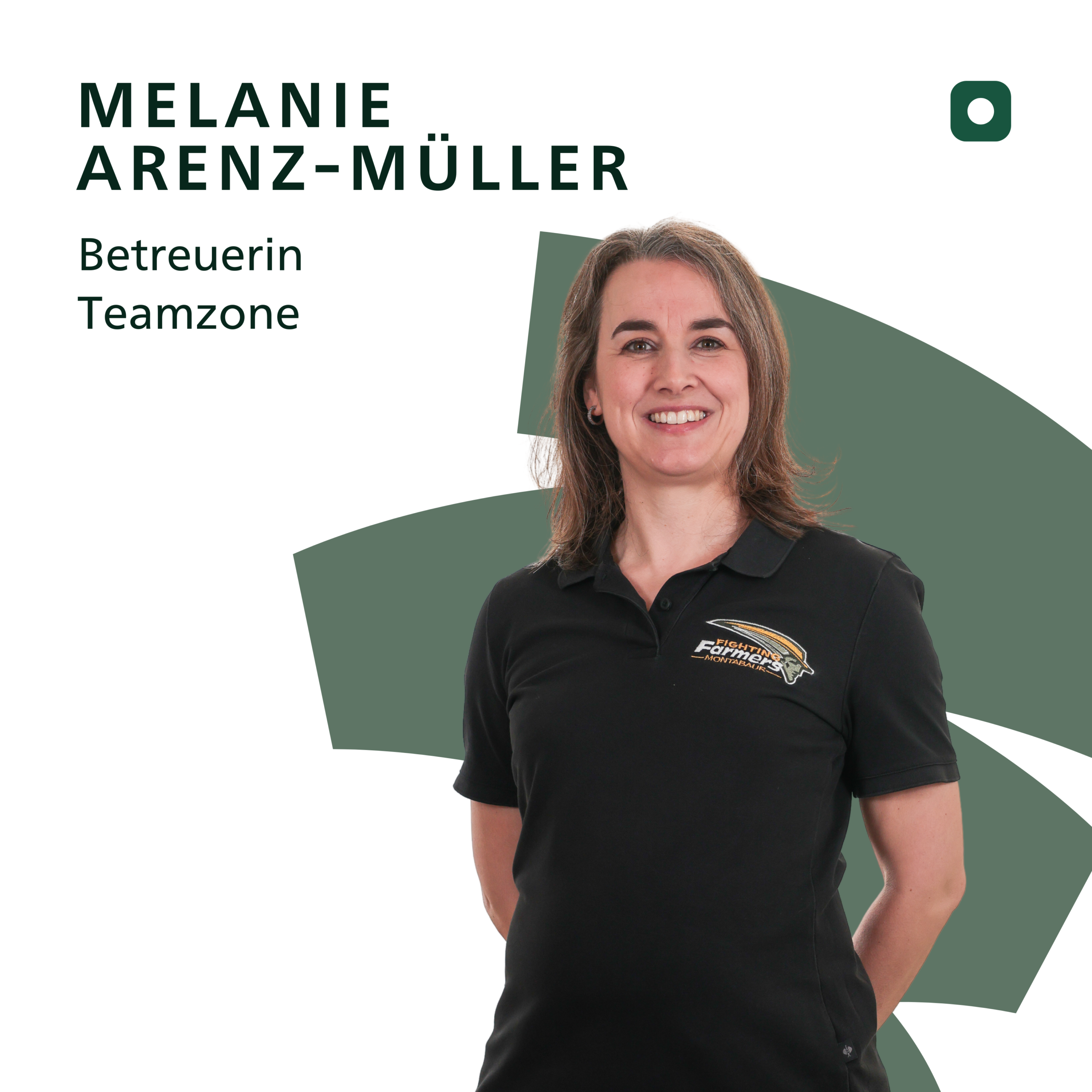 Melanie Arenz-Müller (Betreuerin, Staff Fighting Farmers Montabaur, Flag)