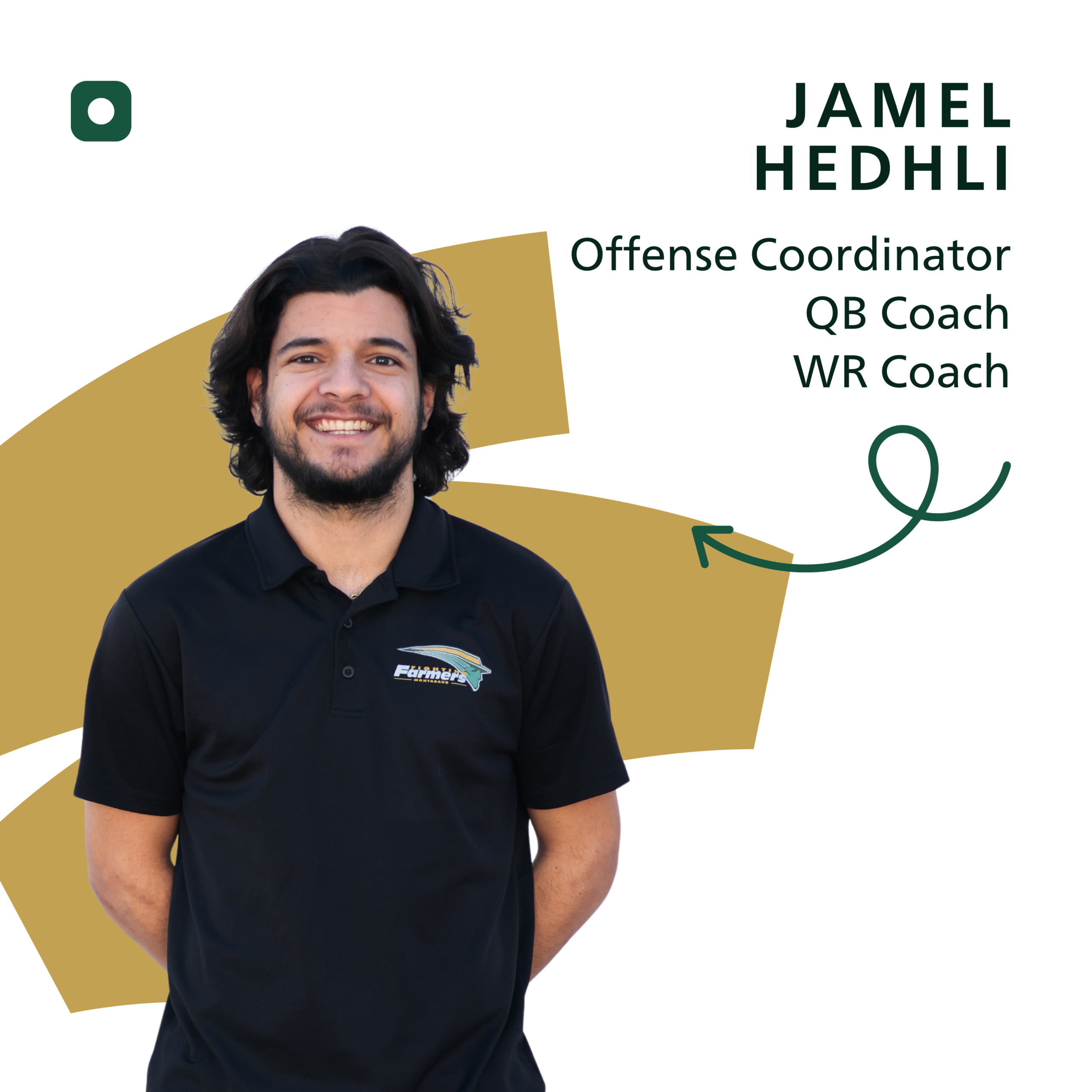 Jamel Hedhli (Offense Coordinator, QB Coach, WR Coach U19 Fighting Farmers Montabaur)