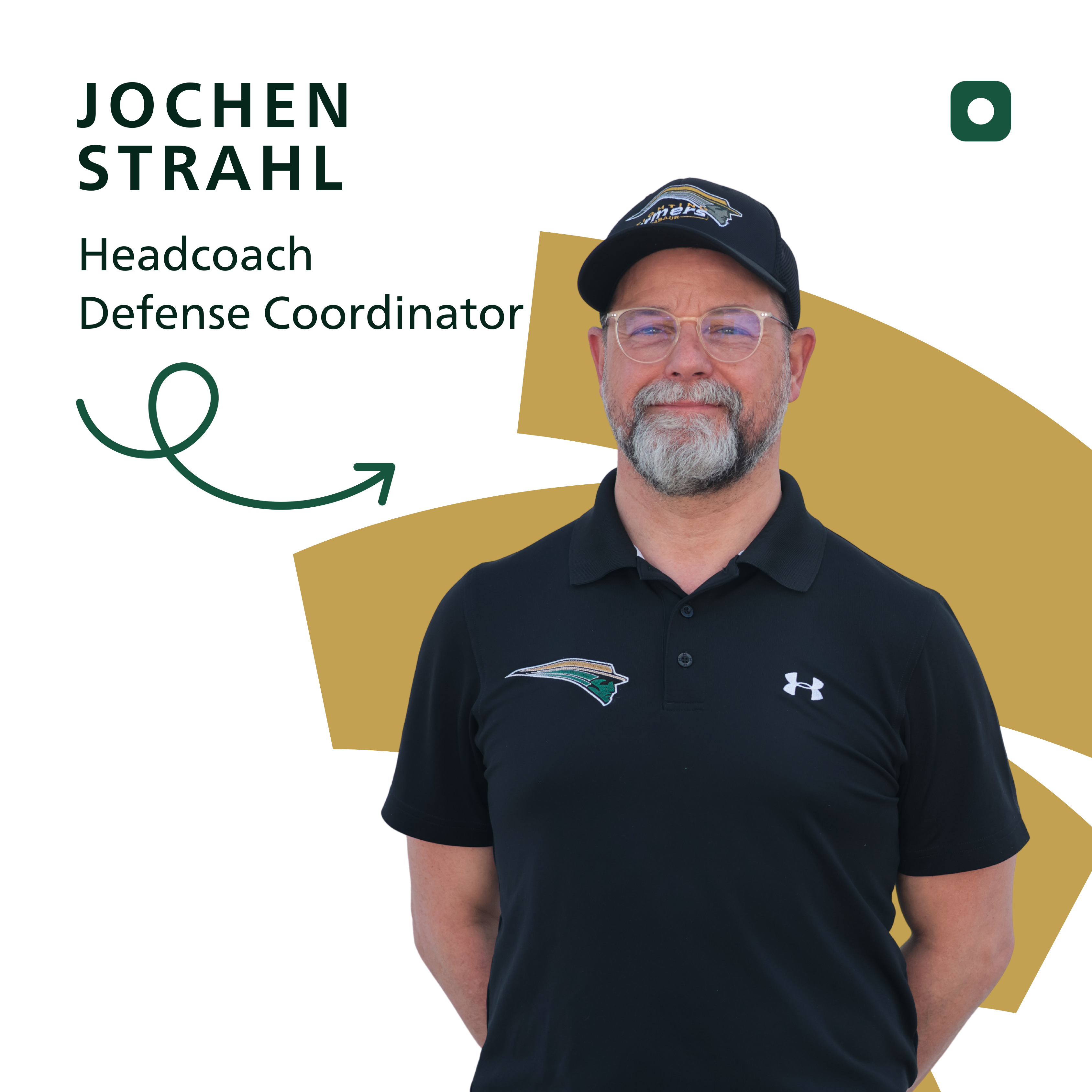 Jochen Strahl (Headcoach, Defense Coordinator U19 Fighting Farmers Montabaur)