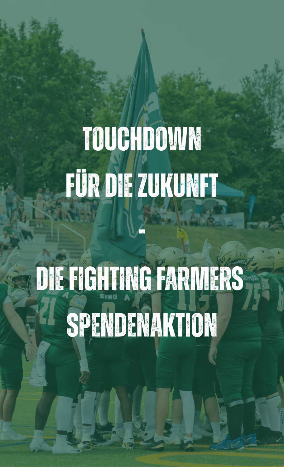 Touchdown für die Zukunft: Die Fighting Farmers Spendenaktion!