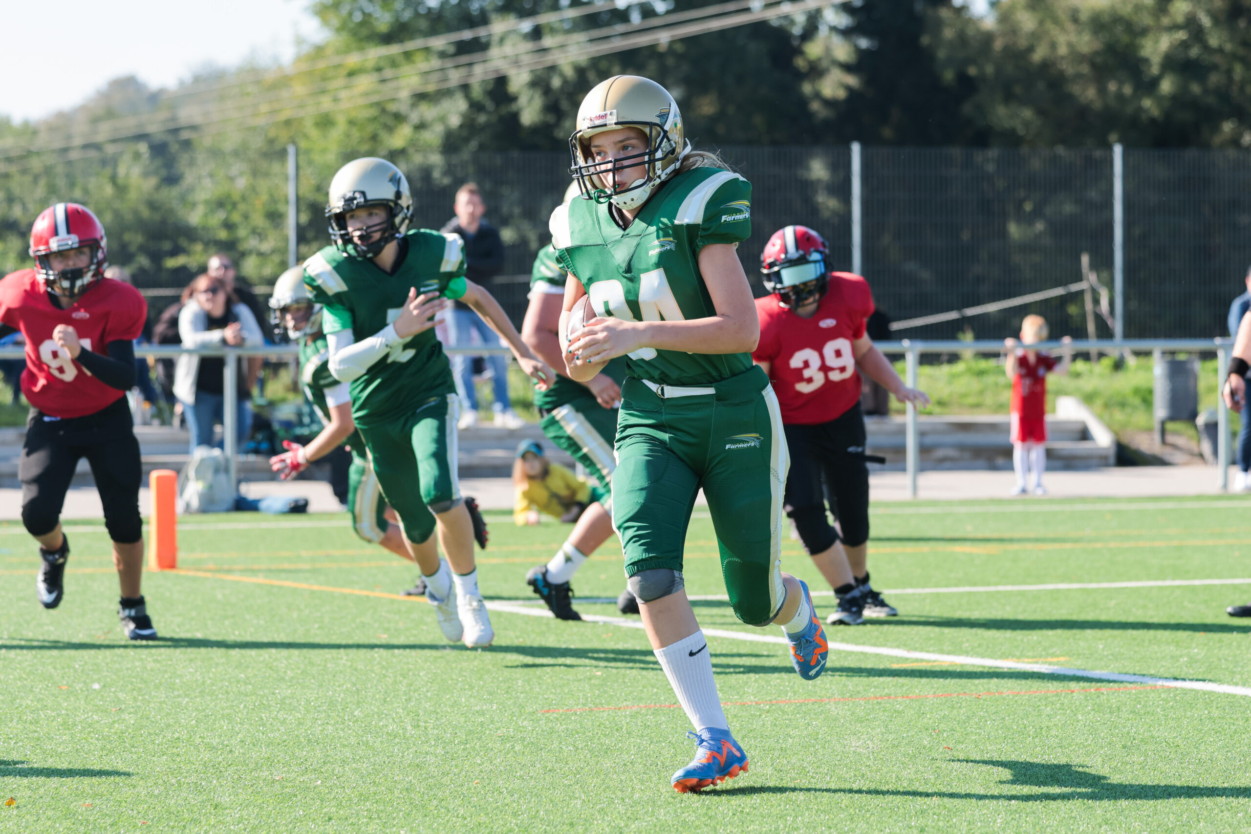 U13 der Fighting Farmers empfängt Marburg Mercenaries und Gießen Golden Dragons